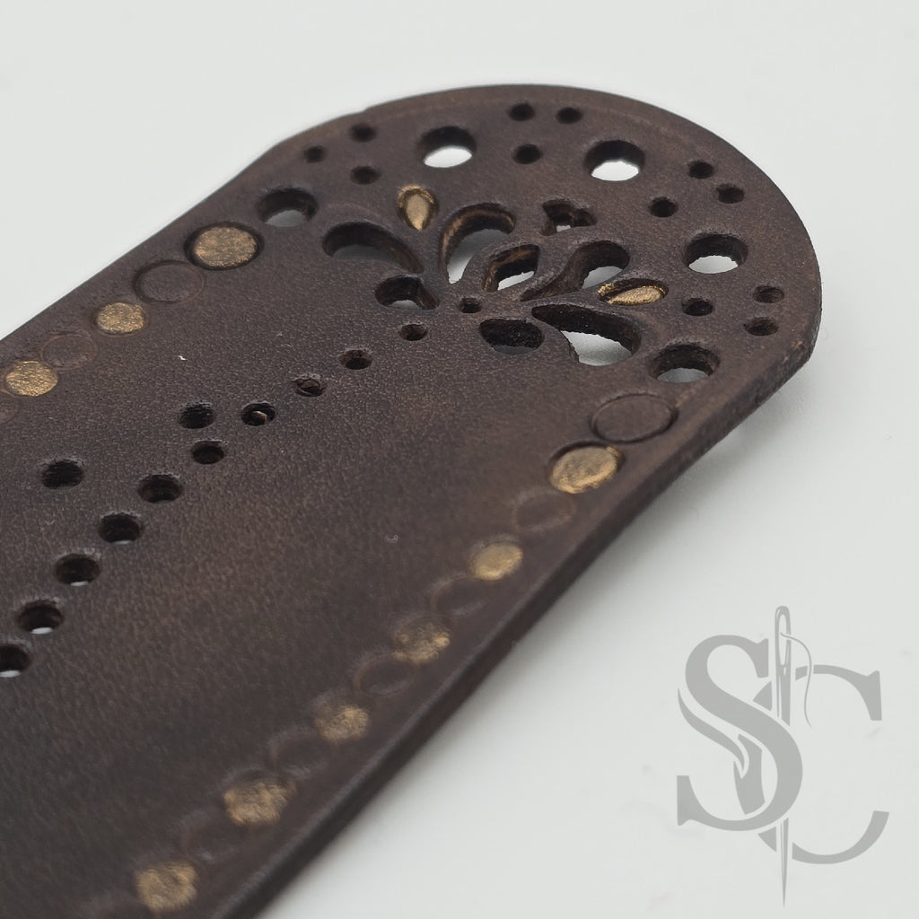 Marque page de vide en bulles de bronze
