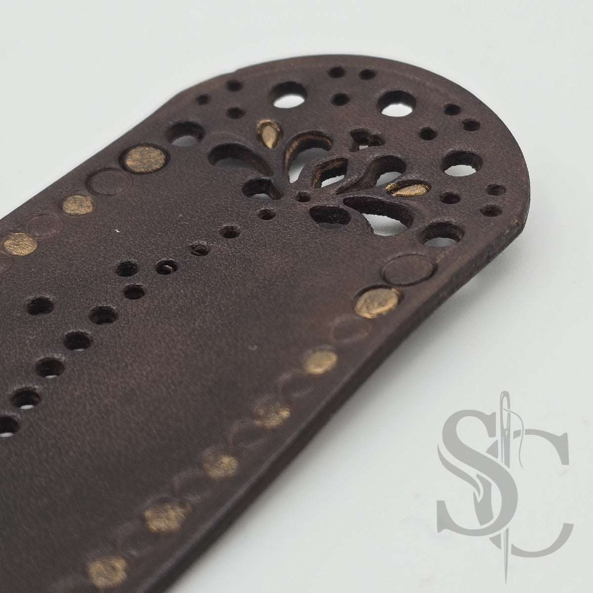Marque page de vide en bulles de bronze
