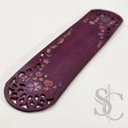 Marque page fleur violet