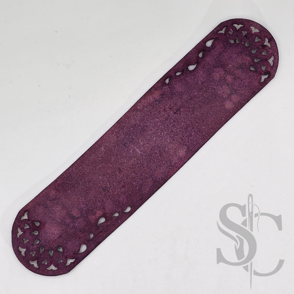 Marque page fleur violet