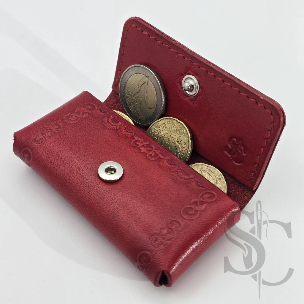 Mini Porte-monnaie Fleur écarlate