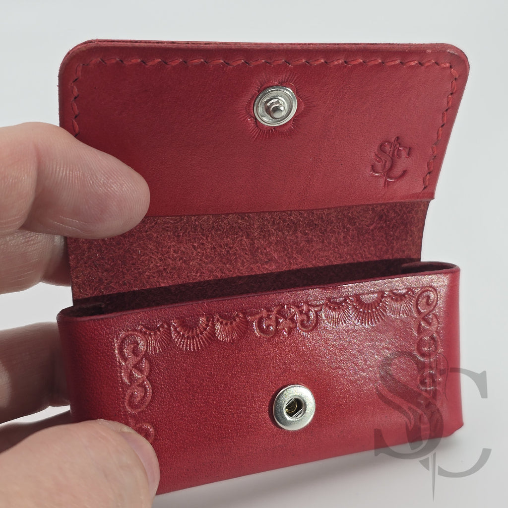 Mini Porte-monnaie Fleur écarlate