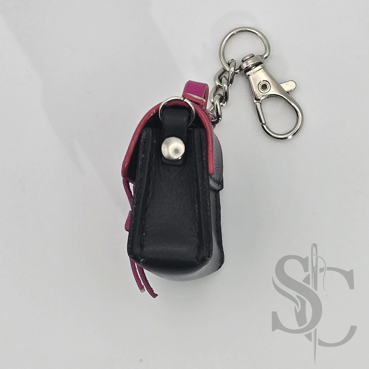 Mini Porte-Clés Cartable "Rock Fuchsia"