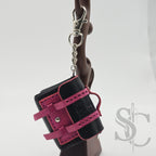 Mini Porte-Clés Cartable "Rock Fuchsia"