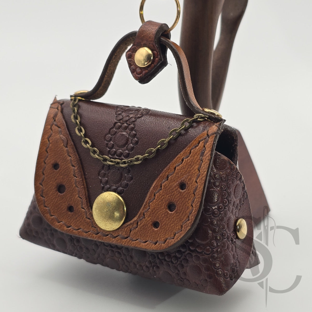 Porte-Clés Mini-Sac "Douceur Automnale"