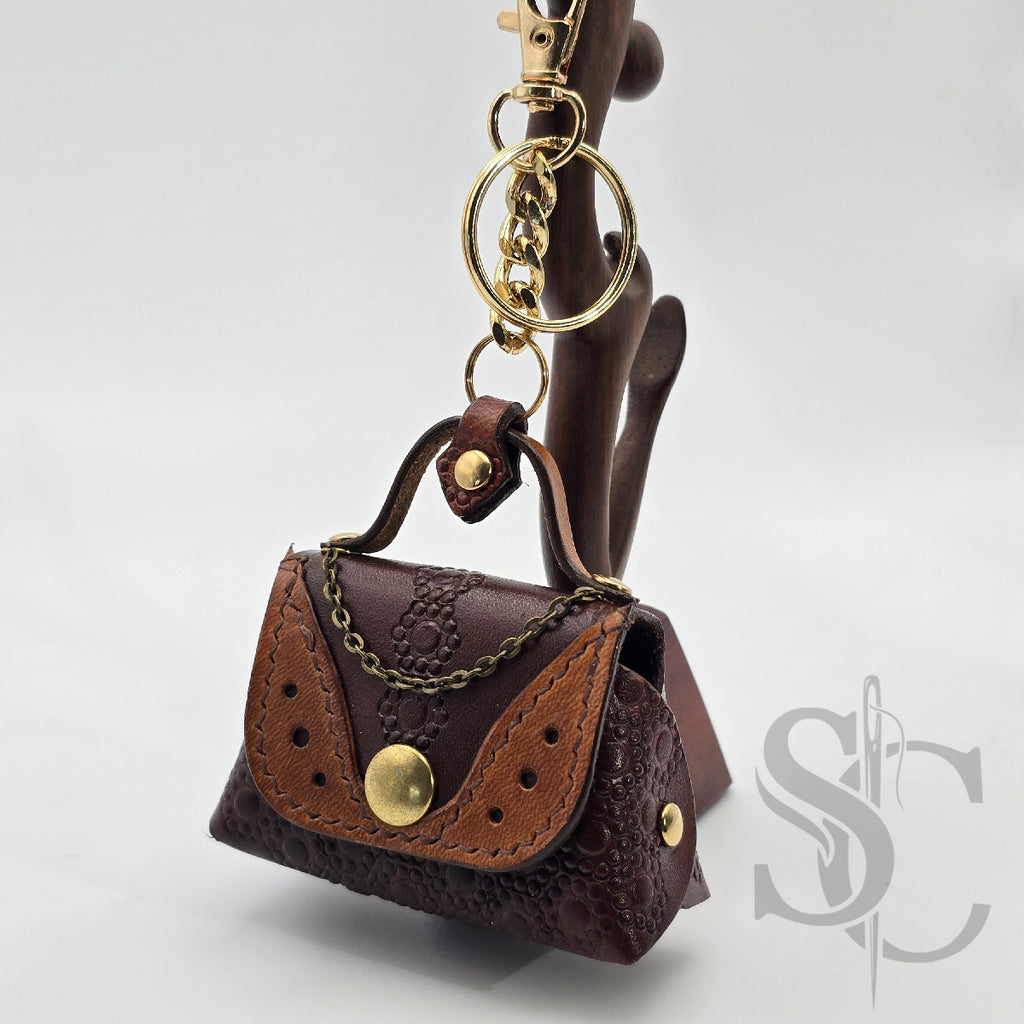 Porte-Clés Mini-Sac "Douceur Automnale"