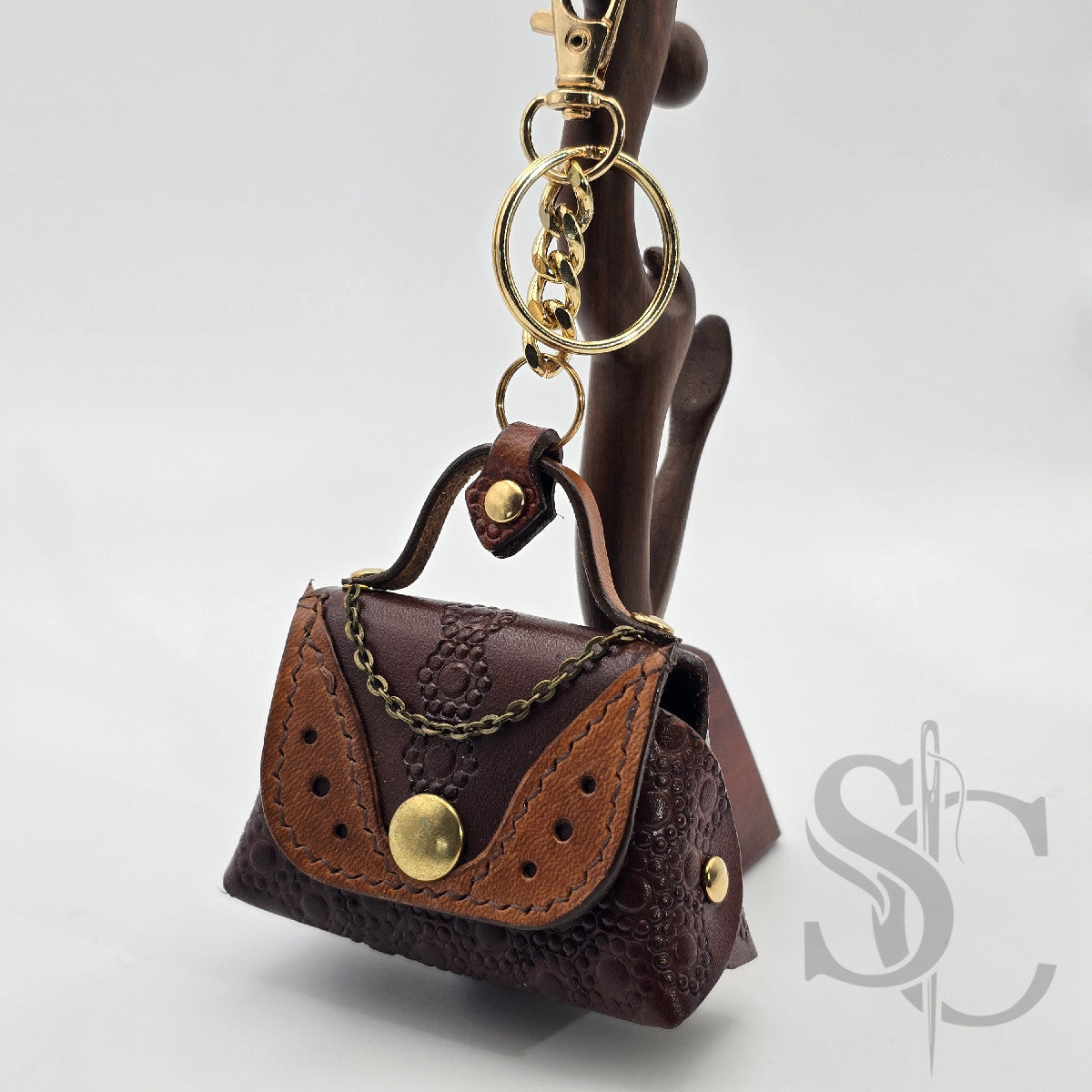 Porte-Clés Mini-Sac "Douceur Automnale"