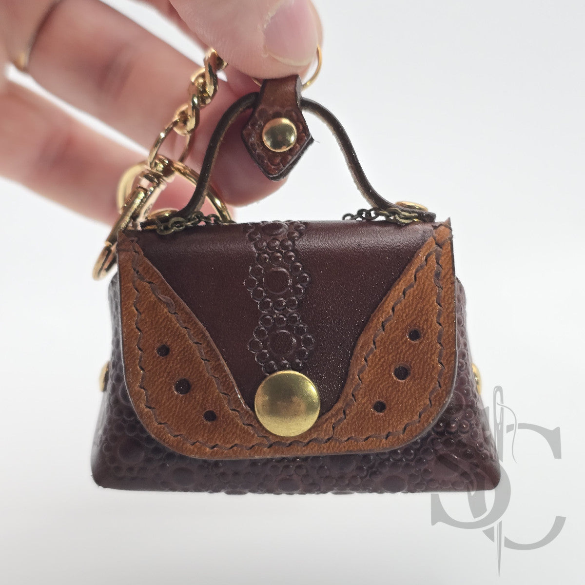 Porte-Clés Mini-Sac "Douceur Automnale"