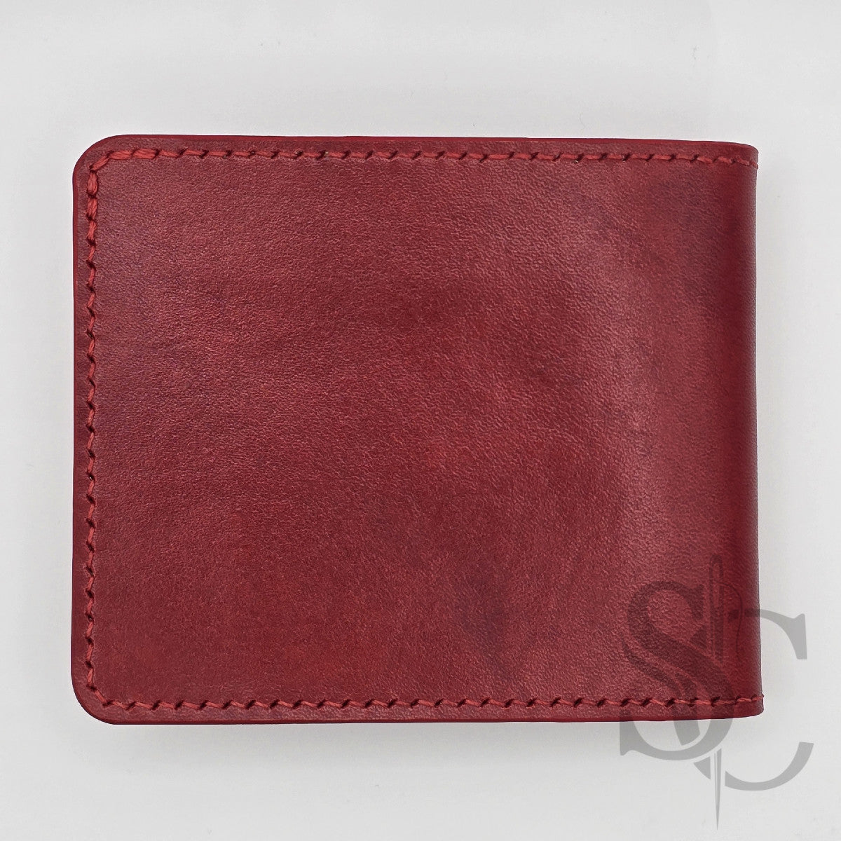 Portefeuille "Grenouille Fleurie" - Cuir Rouge Passion