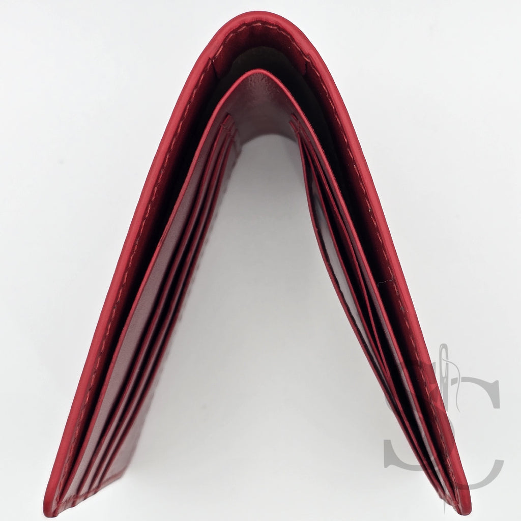 Portefeuille "Grenouille Fleurie" - Cuir Rouge Passion