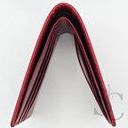 Portefeuille "Grenouille Fleurie" - Cuir Rouge Passion