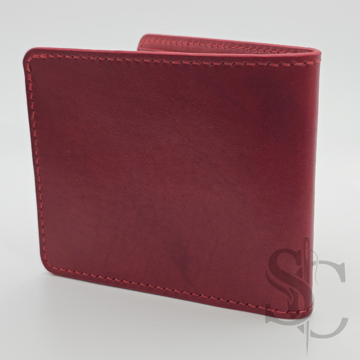Portefeuille "Grenouille Fleurie" - Cuir Rouge Passion