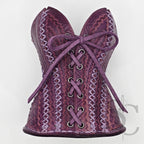 Porte-Crayons "Corset Baroque" - Violet Pourpre