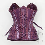 Porte-Crayons "Corset Baroque" - Violet Pourpre