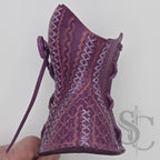 Porte-Crayons "Corset Baroque" - Violet Pourpre