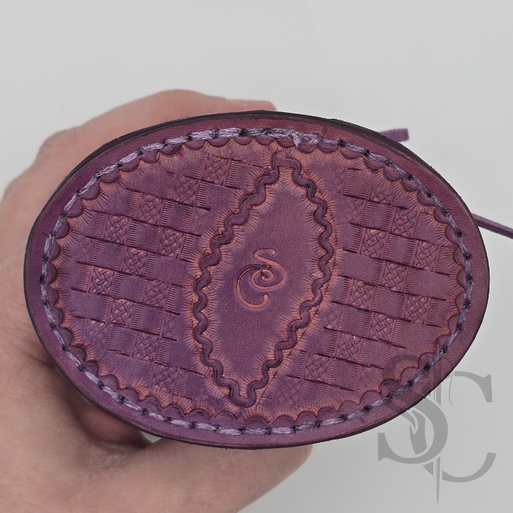 Porte-Crayons "Corset Baroque" - Violet Pourpre