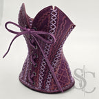 Porte-Crayons "Corset Baroque" - Violet Pourpre