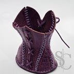 Porte-Crayons "Corset Baroque" - Violet Pourpre