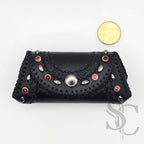 Porte-Monnaie "Nuit Étoilée" - Noir & Strass