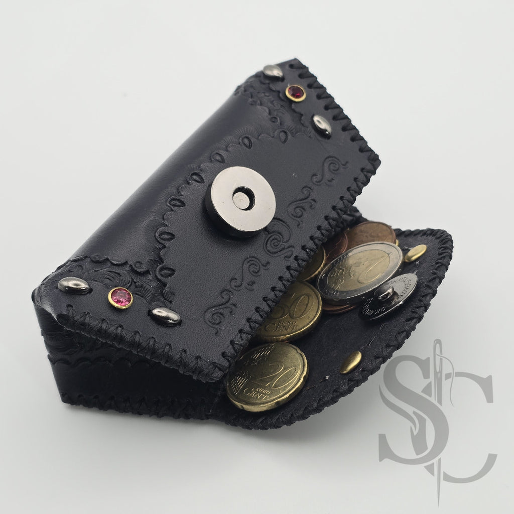 Porte-Monnaie "Nuit Étoilée" - Noir & Strass