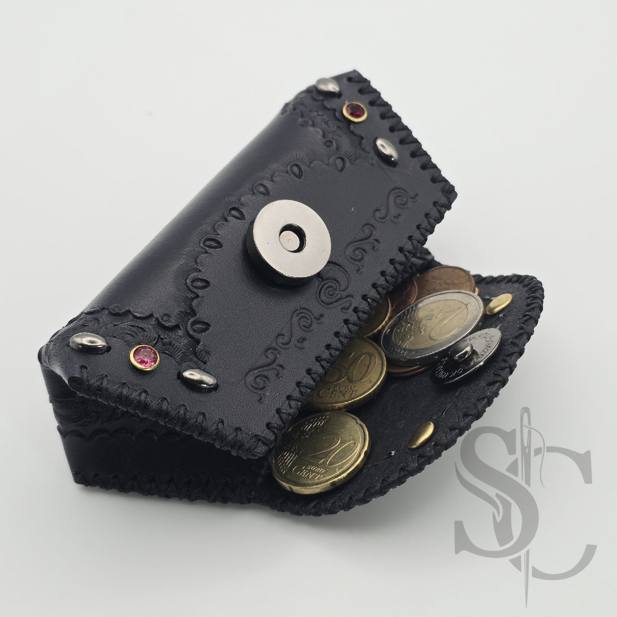 Porte-Monnaie "Nuit Étoilée" - Noir & Strass