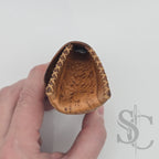 Porte-Monnaie "Rêve de fleurs" - Cuir Cognac