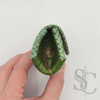 Porte-Monnaie "Celtique doré" - Vert Médiéval