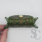 Porte-Monnaie "Celtique doré" - Vert Médiéval