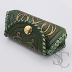Porte-Monnaie "Celtique doré" - Vert Médiéval