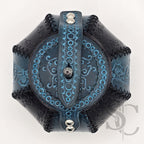Petite Boîte Boule ""Trésor bleu" - Bleu /noir