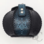 Petite Boîte Boule ""Trésor bleu" - Bleu /noir