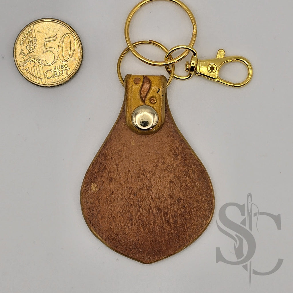 Porte-Clés "Flamboyant" - Or Métallisé