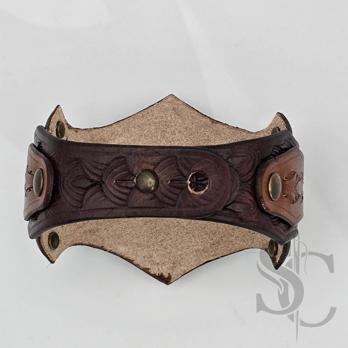 Bracelet en cuir "L'anneau"