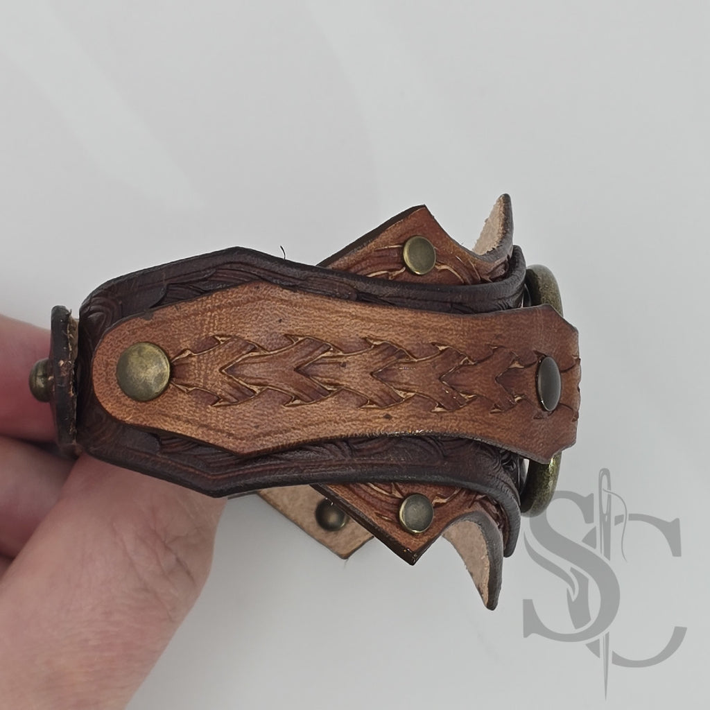 Bracelet en cuir "L'anneau"