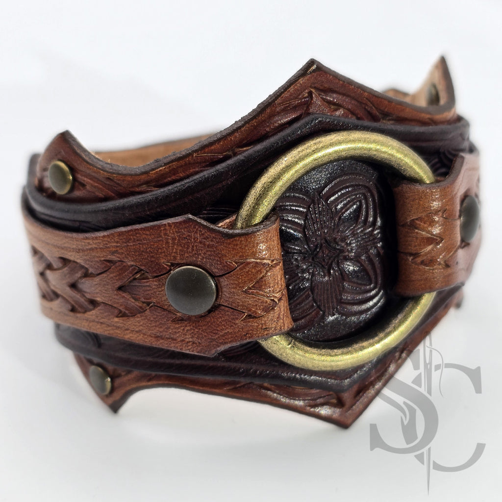 Bracelet en cuir "L'anneau"