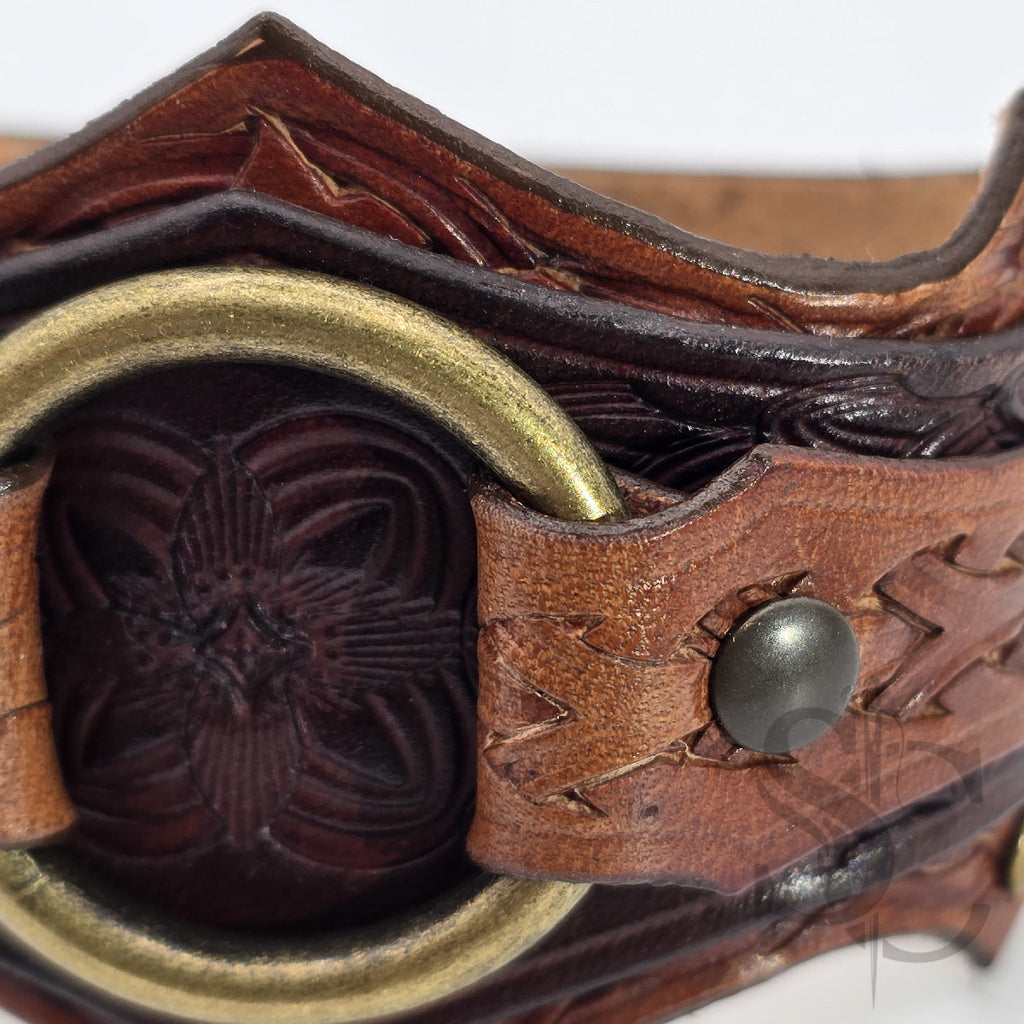 Bracelet en cuir "L'anneau"