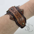 Bracelet en cuir "L'anneau"