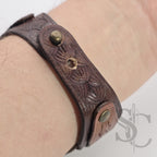 Bracelet en cuir "L'anneau"