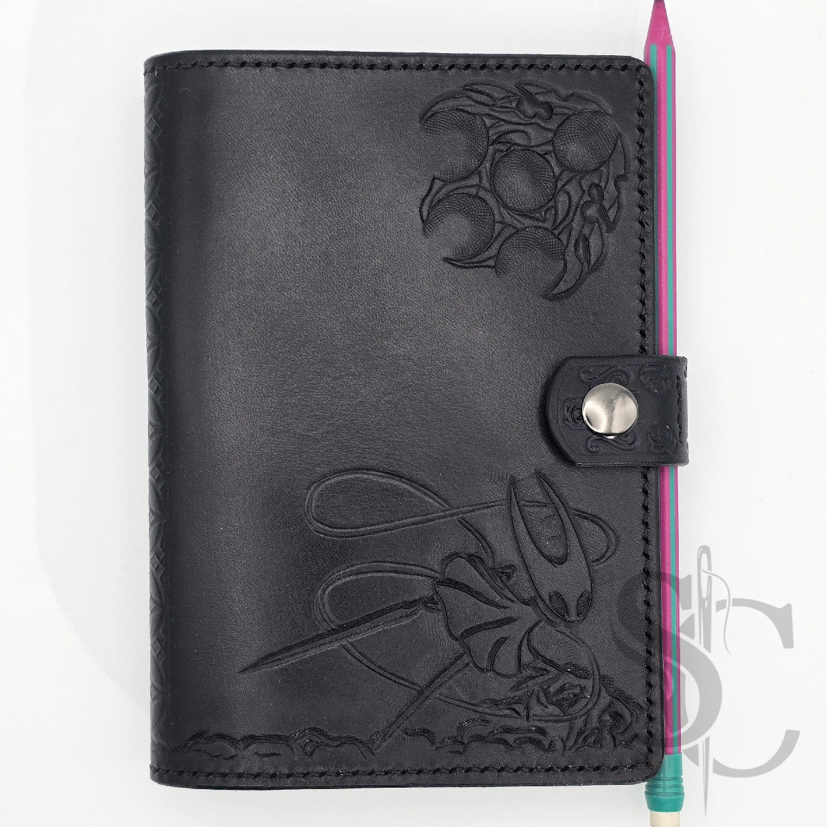 Couverture en cuir pour carnet "Silksong"