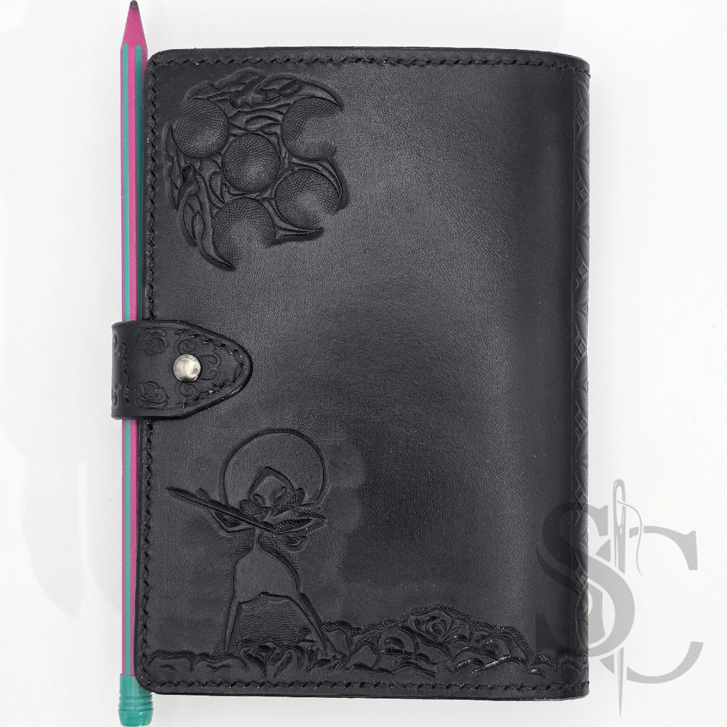 Couverture en cuir pour carnet "Silksong"