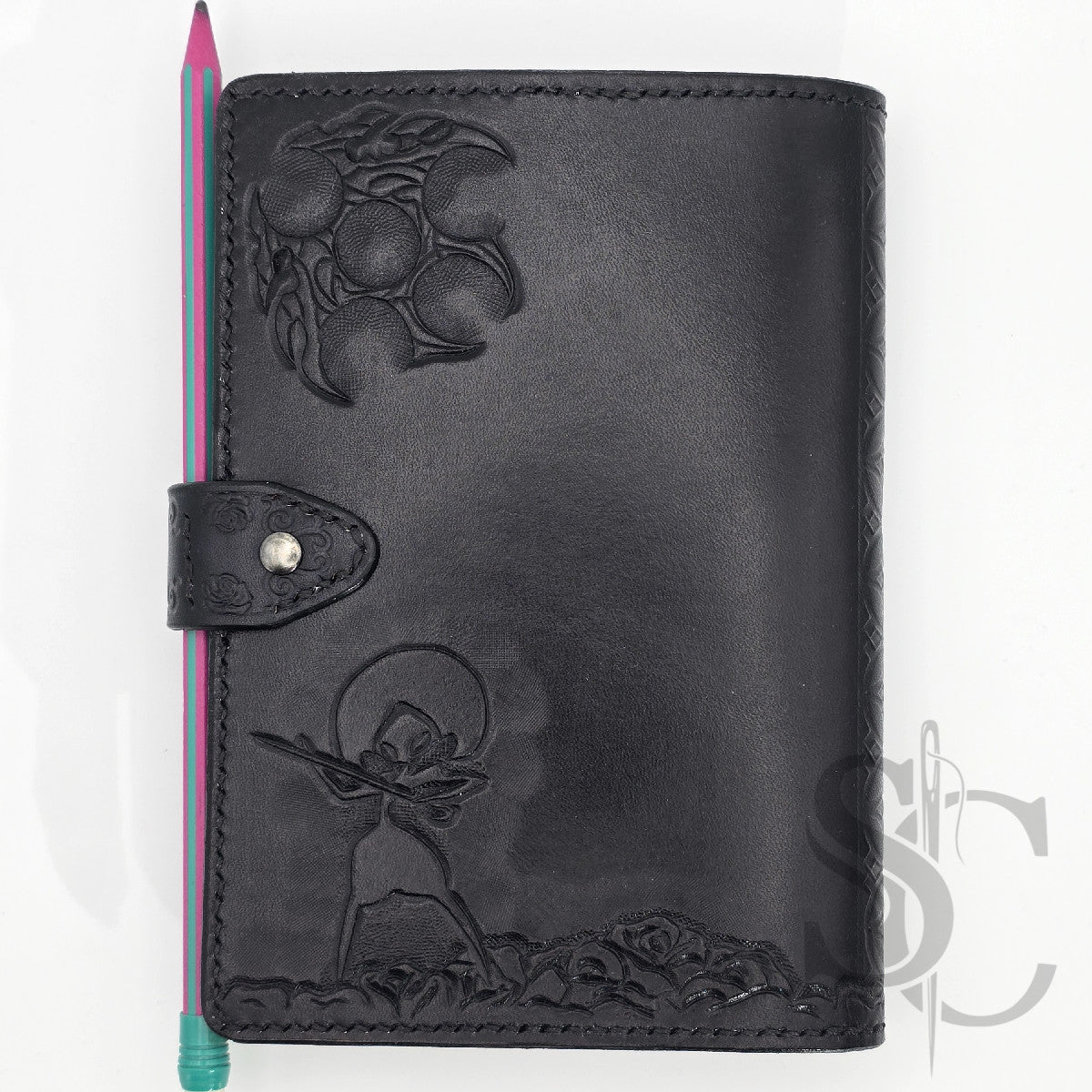 Couverture en cuir pour carnet "Silksong"