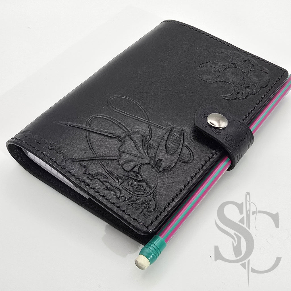 Couverture en cuir pour carnet "Silksong"