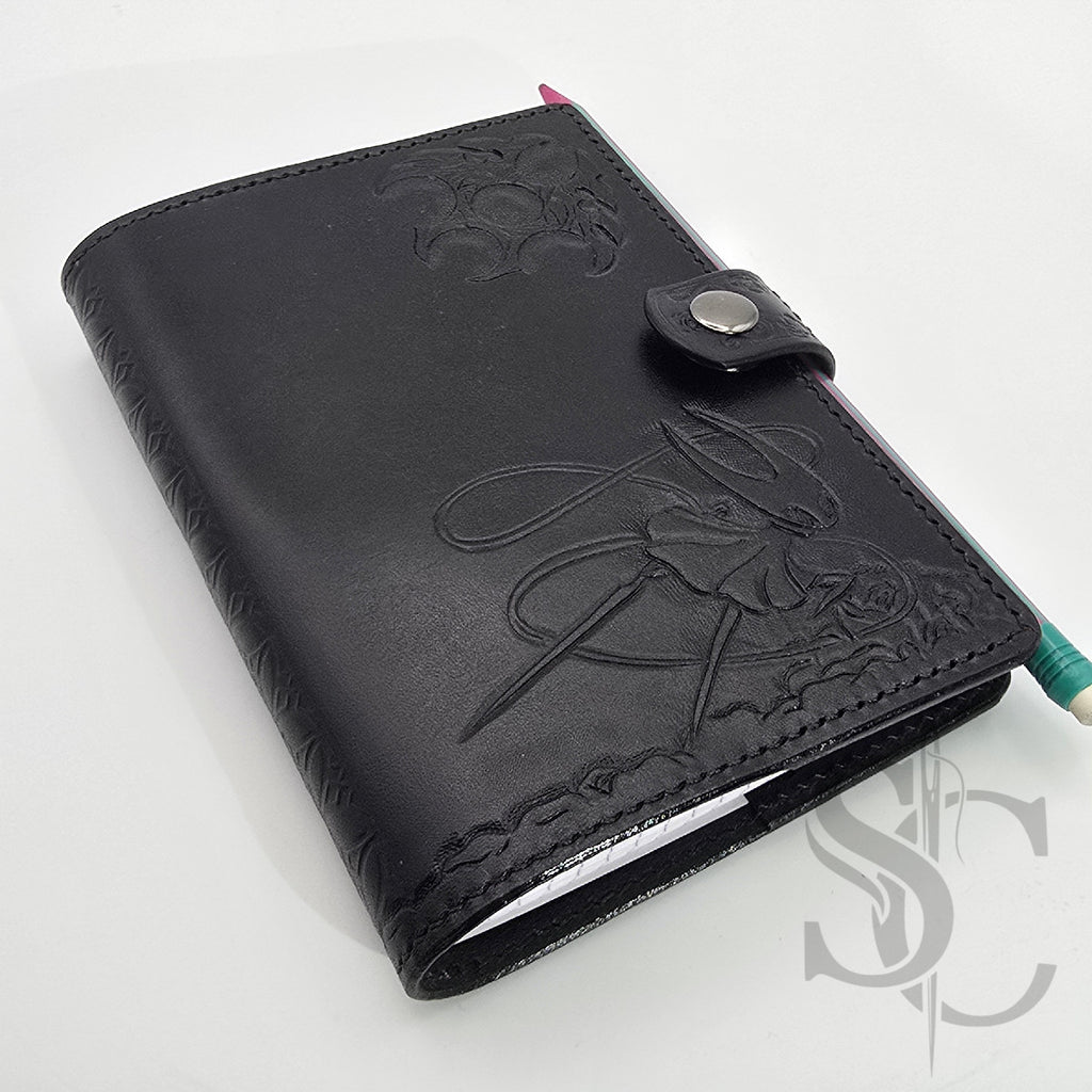 Couverture en cuir pour carnet "Silksong"