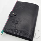 Couverture en cuir pour carnet "Silksong"