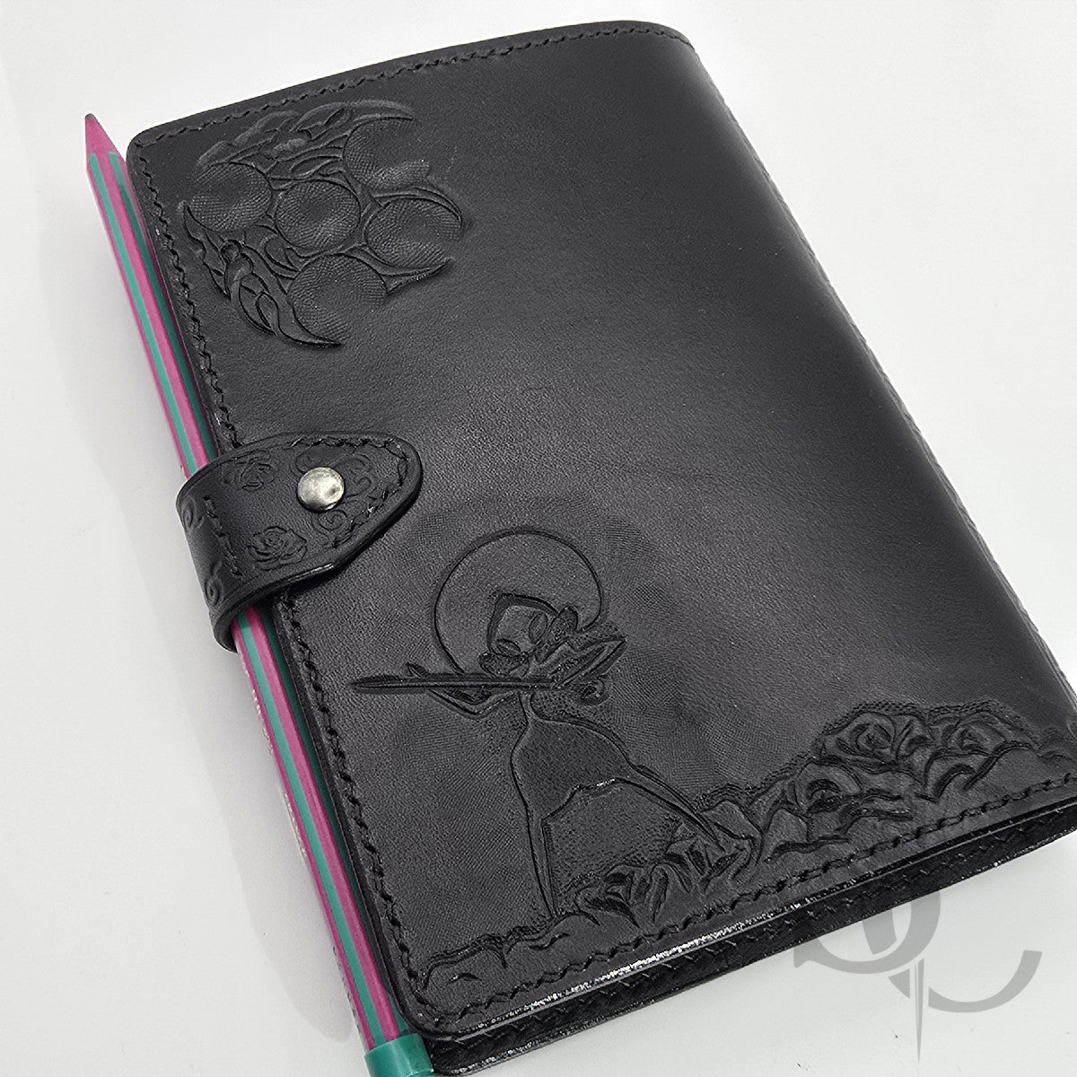Couverture en cuir pour carnet "Silksong"