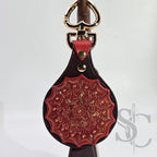 Porte-Clés Mandala "Cœur de Rubis"
