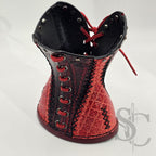 Porte-Crayons "Corset Baroque" - Rouge et noir