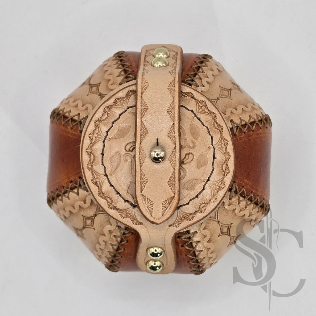 Petite Boîte Boule "L'Orbe d'Ambre" - Marron/Naturel