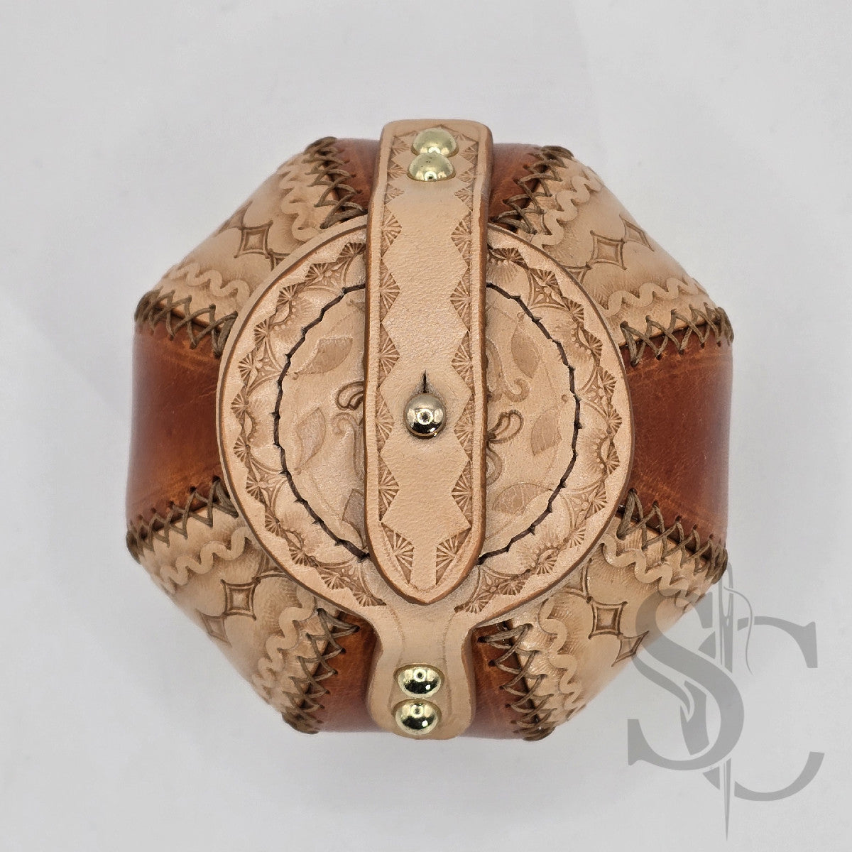 Petite Boîte Boule "L'Orbe d'Ambre" - Marron/Naturel