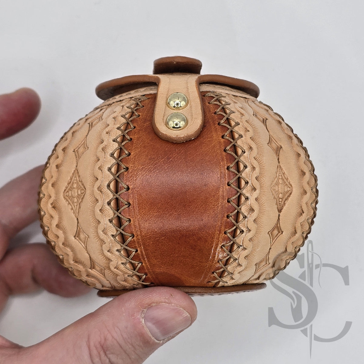 Petite Boîte Boule "L'Orbe d'Ambre" - Marron/Naturel